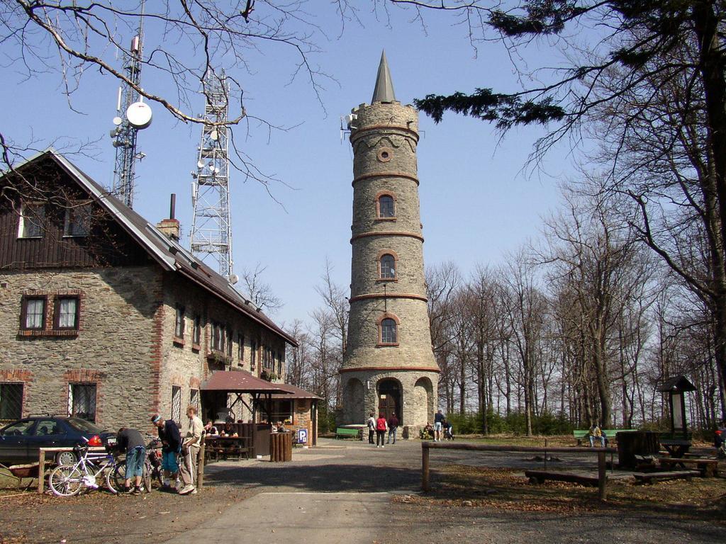 Chata Pod Tolstejnem Villa Jiřetín pod Jedlovou Kültér fotó